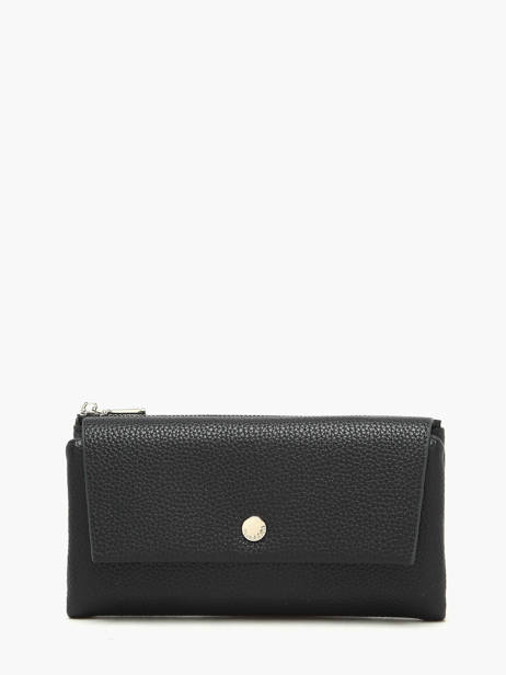 Portefeuille Porte-monnaie Grained Miniprix Noir grained F5039