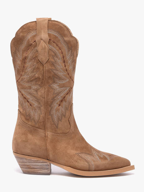 Santiags En Cuir Alpe Marron women 52171101