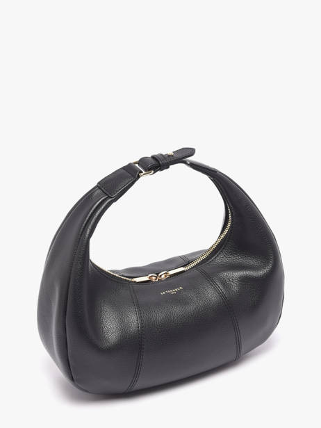 Sac Bandoulière Juliette Cuir Le tanneur Noir juliette TJET1402 vue secondaire 4