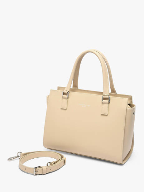 Sac Trapèze Smooth Cuir Lancaster Beige smooth 3 vue secondaire 2