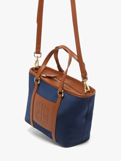 Sac Porté Main Fran Nylon Laurent david Bleu ld bags 54 vue secondaire 2