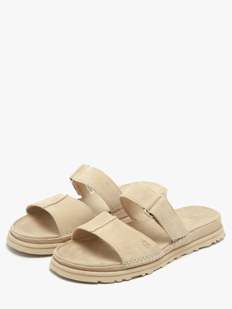 Mules En Cuir Ugg Beige women 1178590 vue secondaire 1