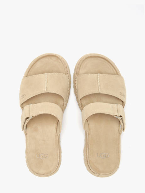 Mules En Cuir Ugg Beige women 1178590 vue secondaire 3