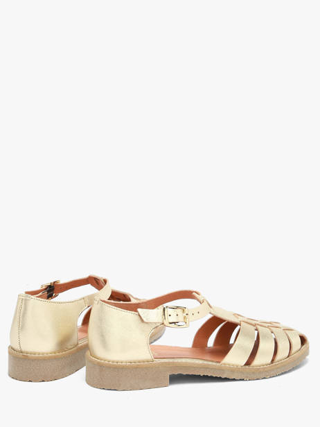 Sandales En Cuir We do Or women 45255A04 vue secondaire 2