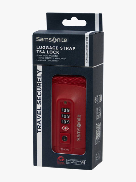 Sangle à Bagage Samsonite Rouge ta revolution 155591 vue secondaire 2