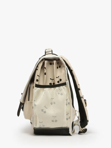 Cartable 3 Compartiments Cameleon Beige vintage north PBVWCA41 vue secondaire 2