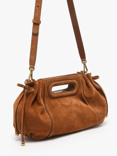 Sac Porté épaule Folk Light Cuir Gerard darel Marron folk light W405 vue secondaire 2