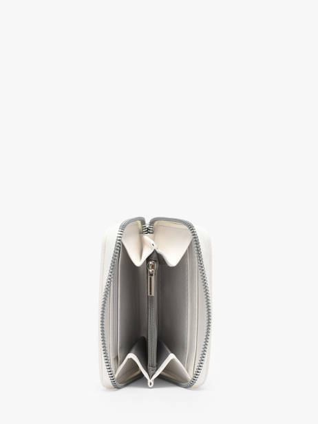 Porte-monnaie Grained Miniprix Blanc grained K2015 vue secondaire 1