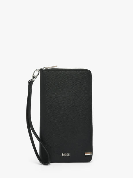 Pochette Homme Iconic Cuir Hugo boss Noir iconic HLL521A