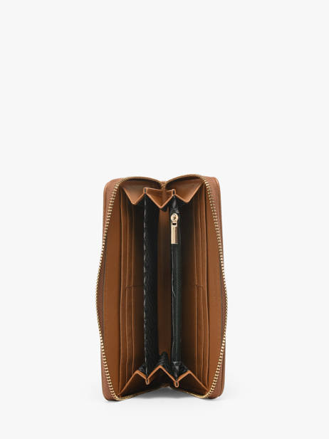 Portefeuille Lulu castagnette Marron zip CHRYS702 vue secondaire 1