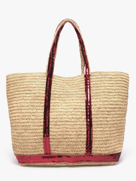 Sac Porté épaule Cabas Raphia Raphia Vanessa bruno Beige cabas raphia 64V40315