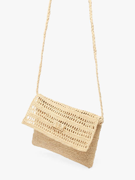 Sac Bandoulière L'atelier Du Crochet Raphia Le voyage en panier Beige l'atelier du crochet AM827 vue secondaire 1