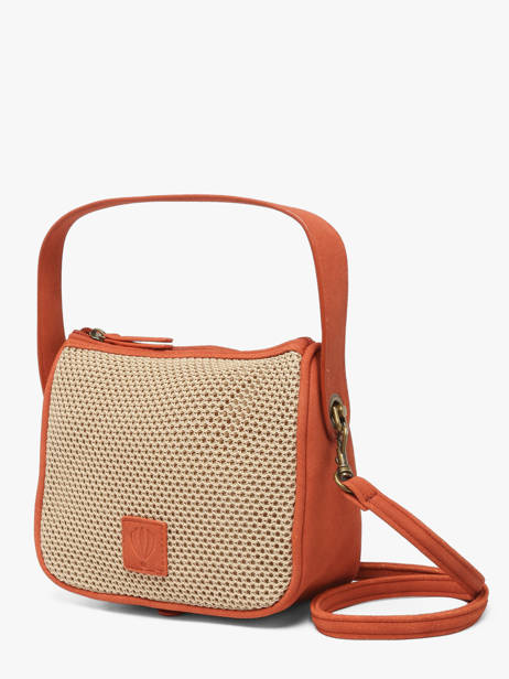 Sac Bandoulière Resille Polyester Le voyage en panier Beige resille PM959 vue secondaire 1