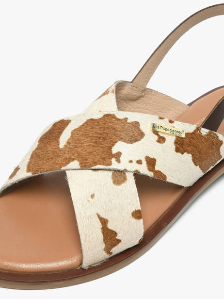 Nu-pieds En Cuir Les tropeziennes Blanc women DOAPO vue secondaire 2