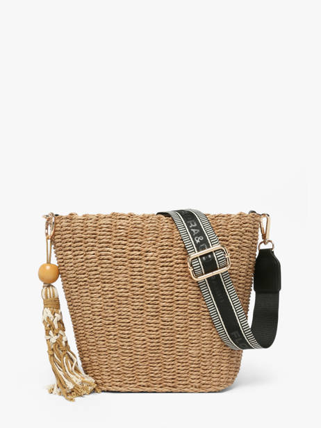 Sac Bandoulière St Tropez Paille Miniprix Marron st tropez C1079 vue secondaire 3