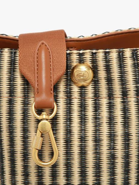 Sac Bandoulière Summer Lacoste Marron summer NF5246PB vue secondaire 3
