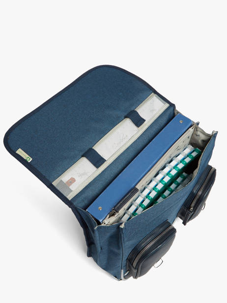 Cartable 2 Compartiments Vintage Color Cameleon Bleu vintage color CA146Q vue secondaire 4