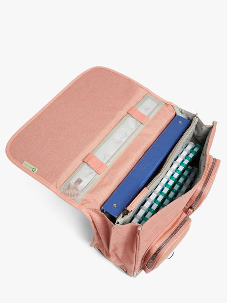 Cartable 2 Compartiments Vintage Color Cameleon Rose vintage color CA38 vue secondaire 4