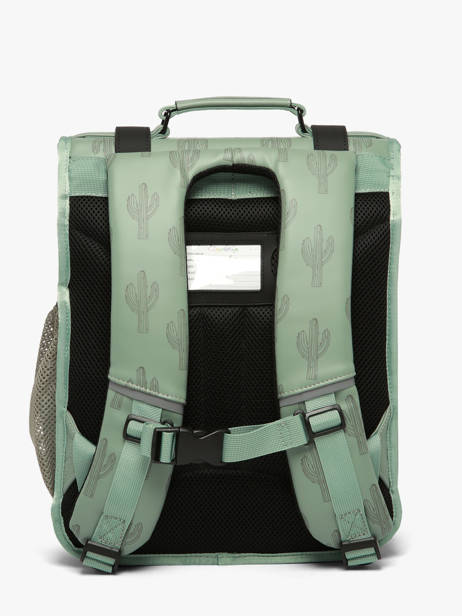 Sac à Dos Vintage North 2 Compartiments Cameleon Vert vintage north SD39 vue secondaire 5