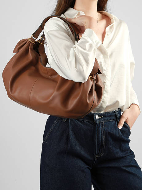 Sac Porté épaule Studio Cuir Gerard darel Marron studio Y457 vue secondaire 1