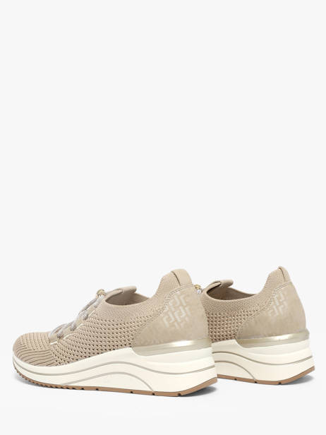 Sneakers Semelle Compensée Remonte Beige women 60 vue secondaire 2