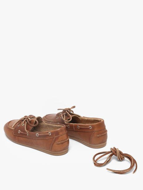 Chaussures Bateau En Cuir Pavement Marron women 24128067 vue secondaire 2
