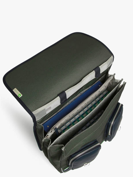 Cartable à Roulettes 3 Compartiments Vintage Urban Cameleon Vert vintage urban CR41 vue secondaire 4