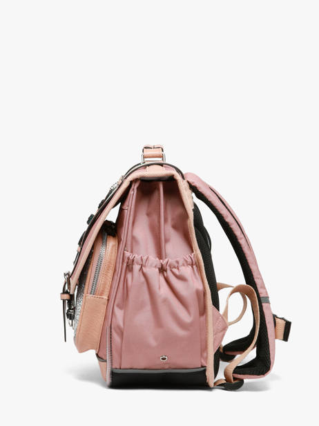 Cartable Enfant 2 Compartiments Vintage Fantasy Cameleon Rose vintage fantasy CA38 vue secondaire 3