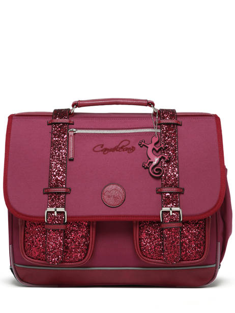 Cartable Enfant 3 Compartiments Vintage Fantasy Cameleon Violet vintage fantasy CA41 vue secondaire 7