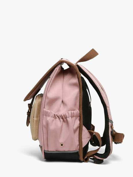 Sac à Dos 1 Compartiment Vintage Fantasy Cameleon Rose vintage fantasy SD30 vue secondaire 3