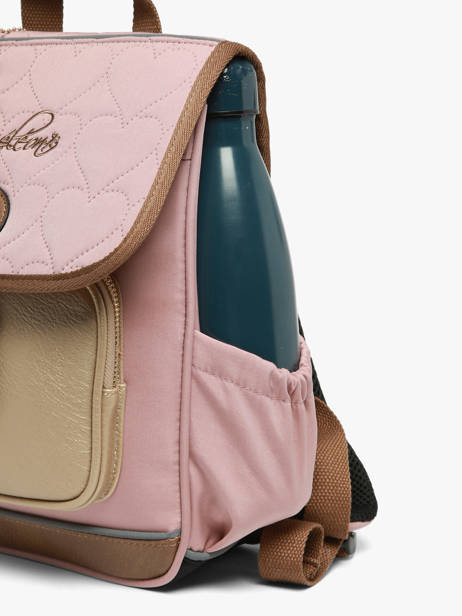 Sac à Dos 1 Compartiment Vintage Fantasy Cameleon Rose vintage fantasy SD30 vue secondaire 6