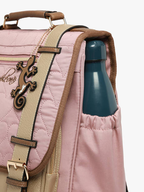 Sac à Dos Vintage Fantasy 2 Compartiments Cameleon Rose vintage fantasy SD39 vue secondaire 6