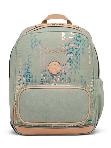 Sac à Dos 2 Compartiments Vintage Fantasy Cameleon Vert vintage fantasy SO40 vue secondaire 7