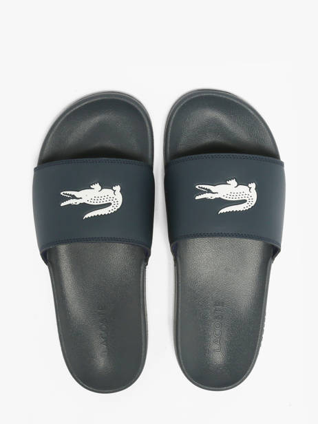 Claquettes Lacoste Bleu men 9CMA0041 vue secondaire 3