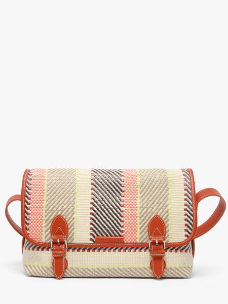 Sac Bandoulière Loulou Leder En Raffia Paul marius Multicolore raphia LOULORAP