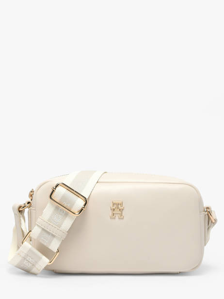Sac Bandoulière Th Essential Polyurethane Tommy hilfiger Blanc th essential AW18370