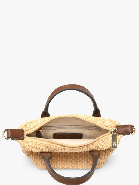 Sac Bandoulière Popette Polyurethane Tommy hilfiger Beige popette AW18526 vue secondaire 2