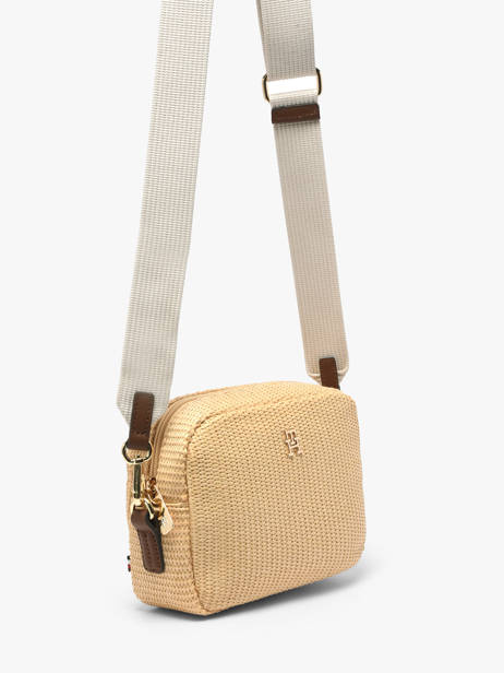 Sac Bandoulière Popette Polyurethane Tommy hilfiger Beige popette AW18525 vue secondaire 1