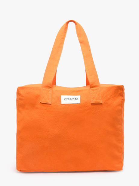 Le Sac Porté épaule A4 Célestins Coton Recyclé Rivedroite Orange timeless CELESTIM