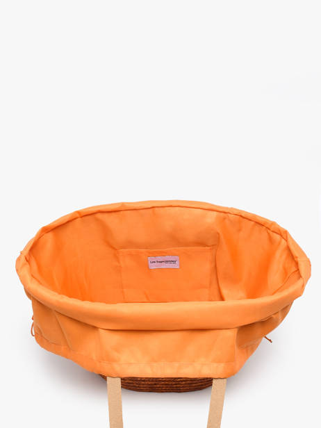 Sac Porté épaule Milos Paille Les tropeziennes Orange milos TZ01 vue secondaire 2