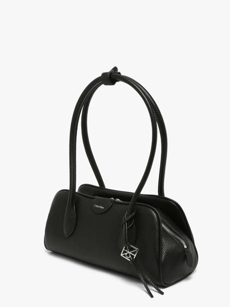 Sac Porté épaule Emblem Calvin klein jeans Noir emblem 4F3743G vue secondaire 1