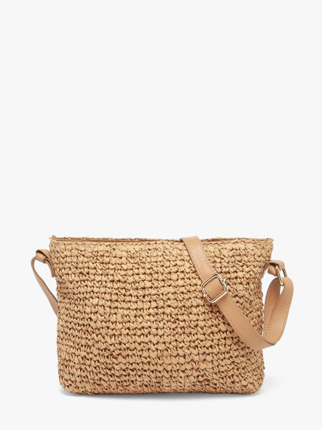 Sac Porté épaule Large Papier Les tropeziennes Marron large TZ02 vue secondaire 4