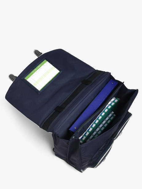 Cartable 2 Compartiments Tann's Bleu les fantaisies f 41268 vue secondaire 3