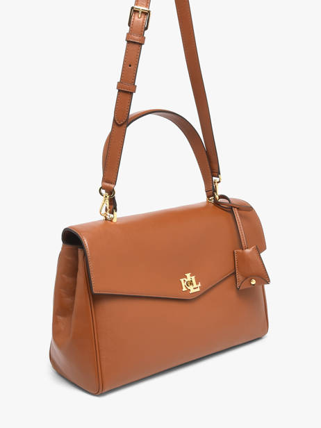 Sac Porté Main Farrah Cuir Lauren ralph lauren Marron farrah 31P11738 vue secondaire 1