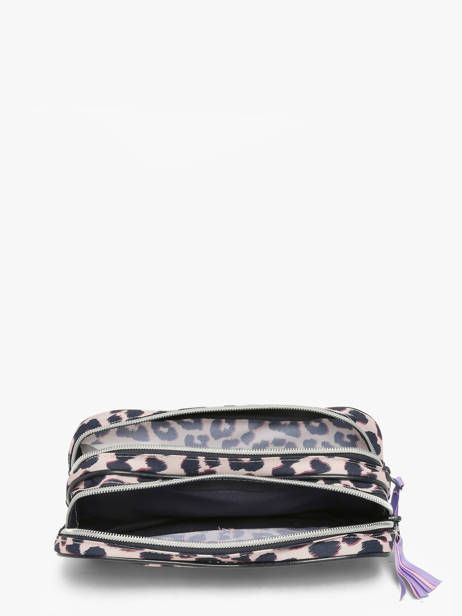 Trousse 2 Compartiments Milky kiss Beige leopard luxe 1363 vue secondaire 1