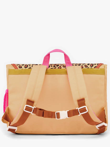 Cartable Hello hossy Beige cool kids 5 vue secondaire 4