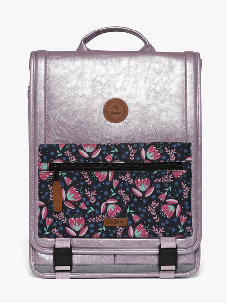 Sac à Dos 2 Compartiments Cabaia Violet school L vue secondaire 2