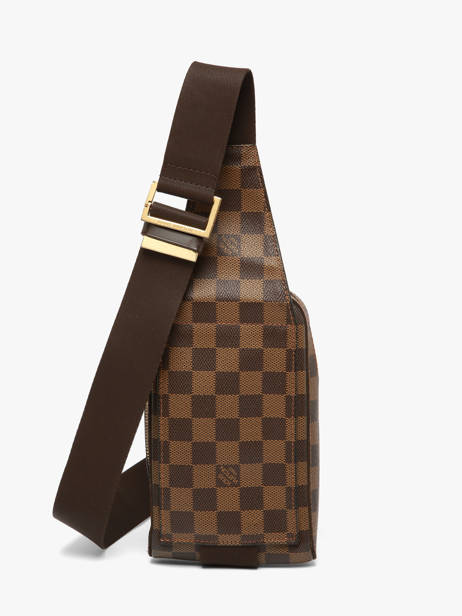 Sac Banane D'occasion Louis Vuitton Geronimos Damier Louis vuitton Marron second life CA1014 vue secondaire 6