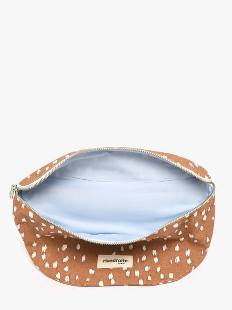 Le Sac Banane Custine Coton Recyclé Rivedroite Marron biche oh ma biche CUSTBICH vue secondaire 2