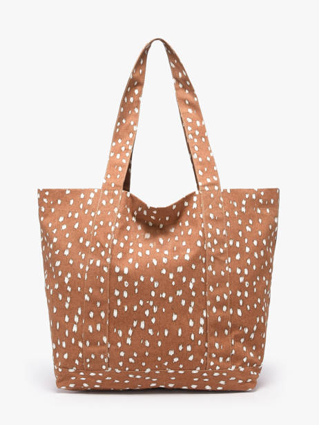 Le Sac Porté épaule A4 Mini Amelot Coton Recyclé Rivedroite Marron biche oh ma biche MAMEBICH vue secondaire 3